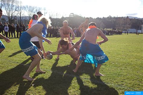 Nude Rugby Match. Nude Blacks V Fijian Invitation team, Dunedin